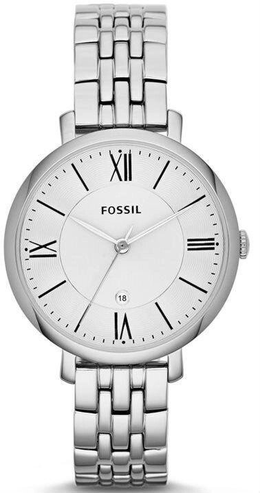 Годинники наручні жіночі FOSSIL ES3433 кварцові, на браслеті, сріблясті, США від компанії "Cronos" поза часом - фото 1