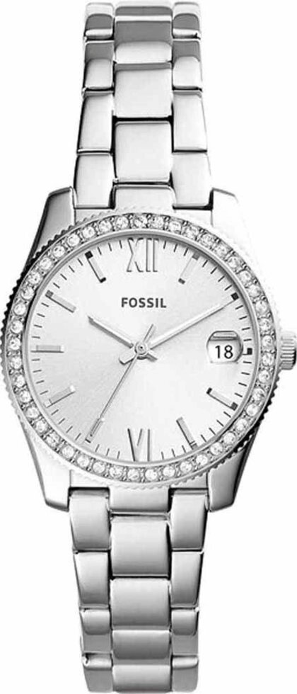 Годинники наручні жіночі FOSSIL ES4317 кварцові, з фіанітами, сріблясті, США від компанії "Cronos" поза часом - фото 1
