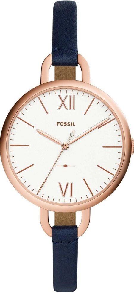Годинники наручні жіночі FOSSIL ES4355 кварцові, шкіряний ремінець, США від компанії "Cronos" поза часом - фото 1