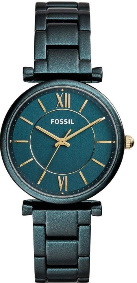 Годинники наручні жіночі FOSSIL ES4427 кварцові, на браслеті, зелені, США від компанії "Cronos" поза часом - фото 1