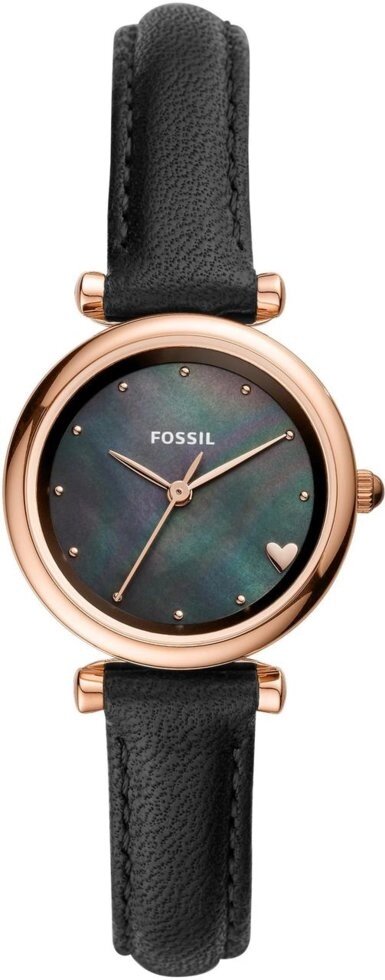 Годинники наручні жіночі FOSSIL ES4504 кварцові, ремінець з шкіри, США від компанії "Cronos" поза часом - фото 1