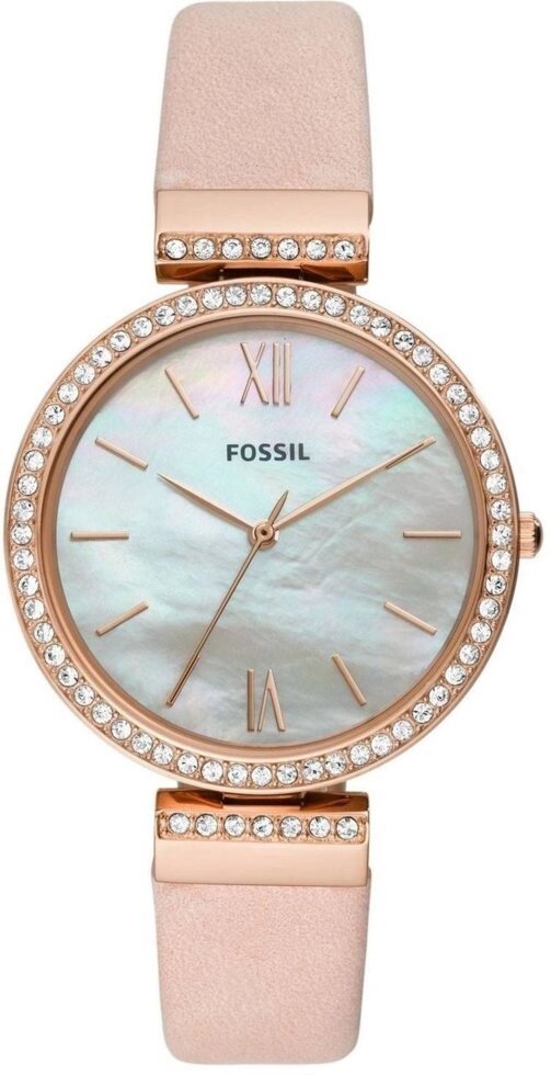 Годинники наручні жіночі FOSSIL ES4537 кварцові, ремінець з шкіри, США від компанії "Cronos" поза часом - фото 1