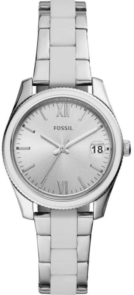 Годинники наручні жіночі FOSSIL ES4590 кварцові, на браслеті, сріблясті, США від компанії "Cronos" поза часом - фото 1