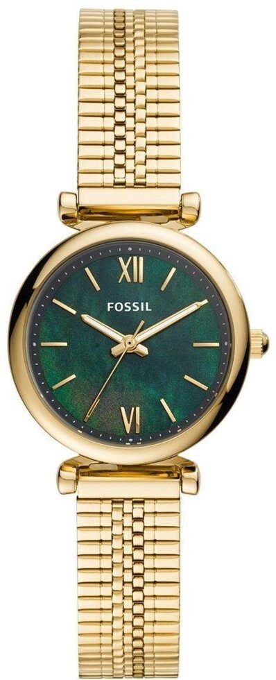 Годинники наручні жіночі FOSSIL ES4645 кварцові, на браслеті, колір жовтого золота, США від компанії "Cronos" поза часом - фото 1