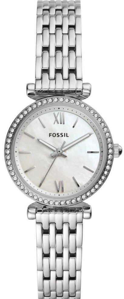 Годинники наручні жіночі FOSSIL ES4647 кварцові, на браслеті, сріблясті, США від компанії "Cronos" поза часом - фото 1