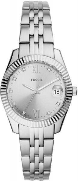 Годинники наручні жіночі FOSSIL ES4897 кварцові, на браслеті, сріблясті, США від компанії "Cronos" поза часом - фото 1