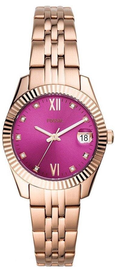 Годинники наручні жіночі FOSSIL ES4900 кварцові, на браслеті, колір рожевого золота, США від компанії "Cronos" поза часом - фото 1