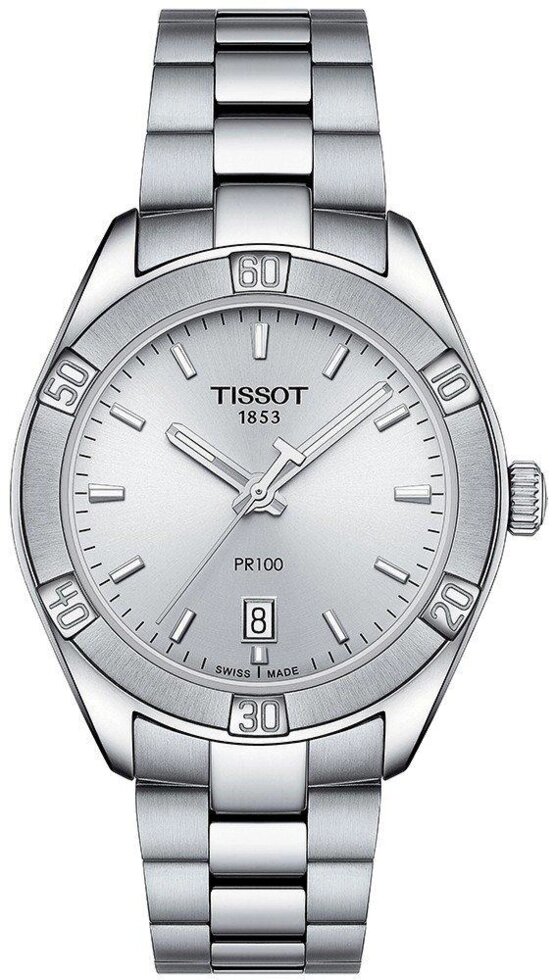 Годинники наручні жіночі Tissot PR 100 SPORT CHIC T101.910.11.031.00 від компанії "Cronos" поза часом - фото 1