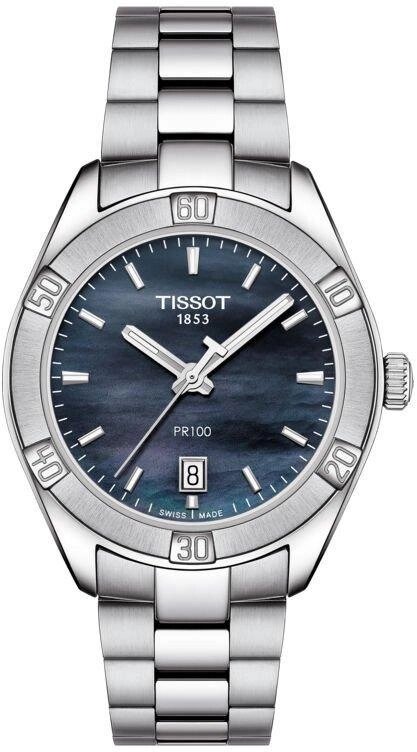 Годинники наручні жіночі Tissot PR 100 SPORT CHIC T101.910.11.121.00 від компанії "Cronos" поза часом - фото 1