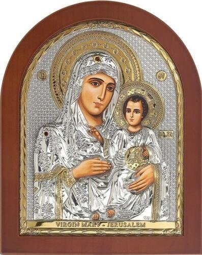 Ікона Богородиця Єрусалимська, розмір ЕК1 - (55 х 70) від компанії "Cronos" поза часом - фото 1