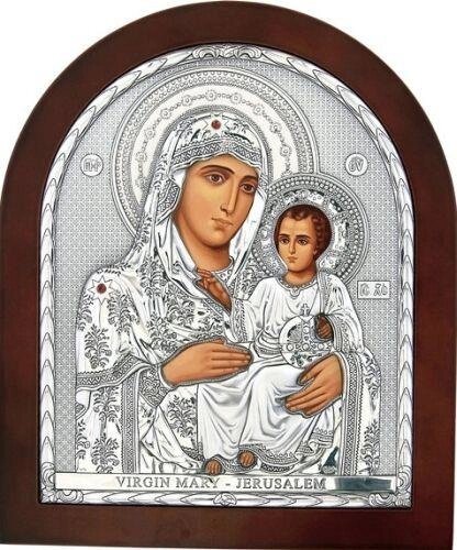 Ікона Богородиця Єрусалимська, розмір ЕК3 - (110 х 130) від компанії "Cronos" поза часом - фото 1