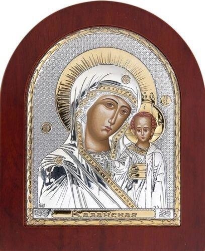 Ікона Богородиця Казанська, розмір ЕК1 - (55 х 70) від компанії "Cronos" поза часом - фото 1