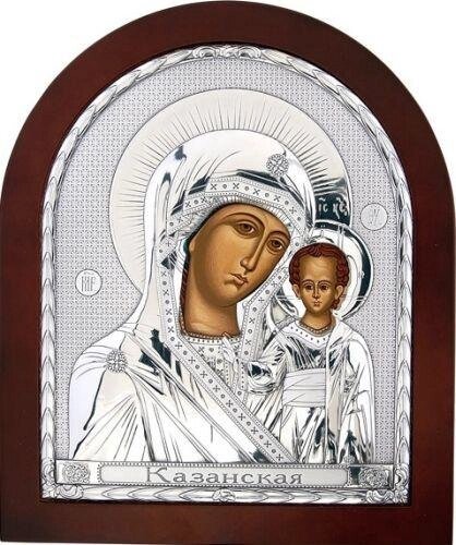Ікона Богородиця Казанська, розмір ЕК3 - (110 х 130) від компанії "Cronos" поза часом - фото 1