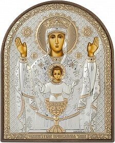 Ікона Богородиця Невипивана Чаша, розмір EK1 - (40 x 56) від компанії "Cronos" поза часом - фото 1