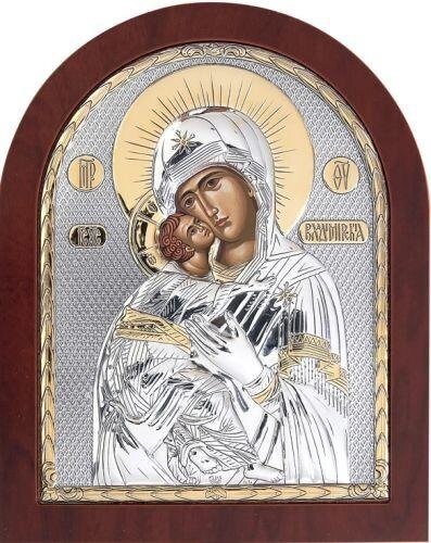Ікона Богородиця Володимирська, розмір ЕК1 - (55 х 70) від компанії "Cronos" поза часом - фото 1