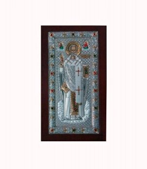 Ікона святий Миколай (80 х 130) від компанії "Cronos" поза часом - фото 1