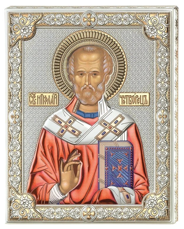 Ікона Святий Миколай, розмір 3L COL - (120 х 160) від компанії "Cronos" поза часом - фото 1