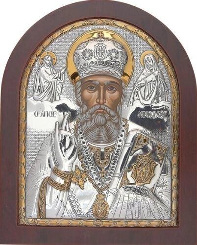 Ікона Святий Миколай, розмір ЕК1 - (55 х 70) від компанії "Cronos" поза часом - фото 1