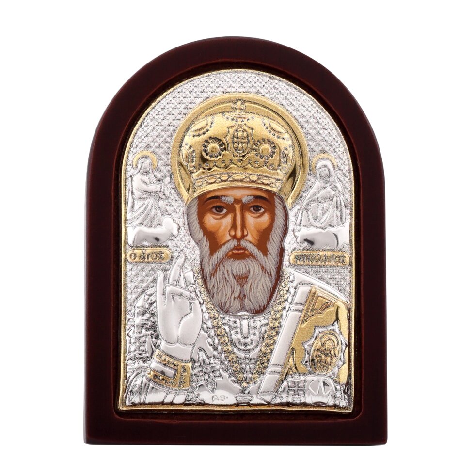 Ікона Святий Миколай з магнітом від компанії "Cronos" поза часом - фото 1