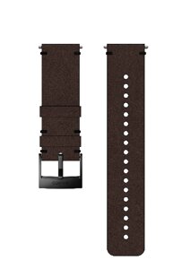 Шкіряний ремінець для смарт-годин suunto 24 мм URB2 leather STRAP BROWN/BLACK, розмір M