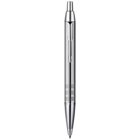 Кулькова ручка Parker IM Premium Shiny Chrome Chiselled BP 20 432C від компанії "Cronos" поза часом - фото 1