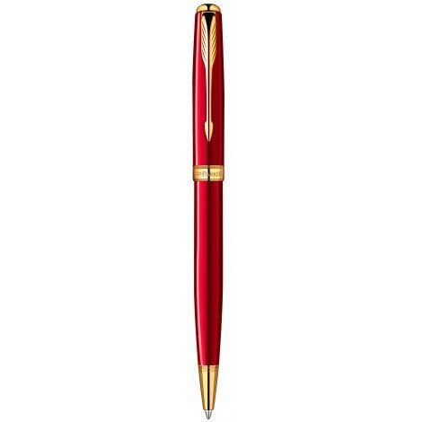 Кулькова ручка Parker Sonnet Laque Ruby Red GT BP 85 932R від компанії "Cronos" поза часом - фото 1