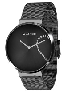 Чоловічі наручні годинники Guardo 012657-3 (m. BB)