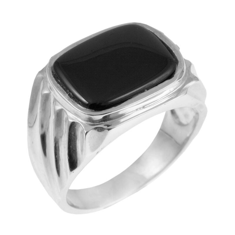 Мужское кольцо из серебра 18.5 від компанії "Cronos" поза часом - фото 1