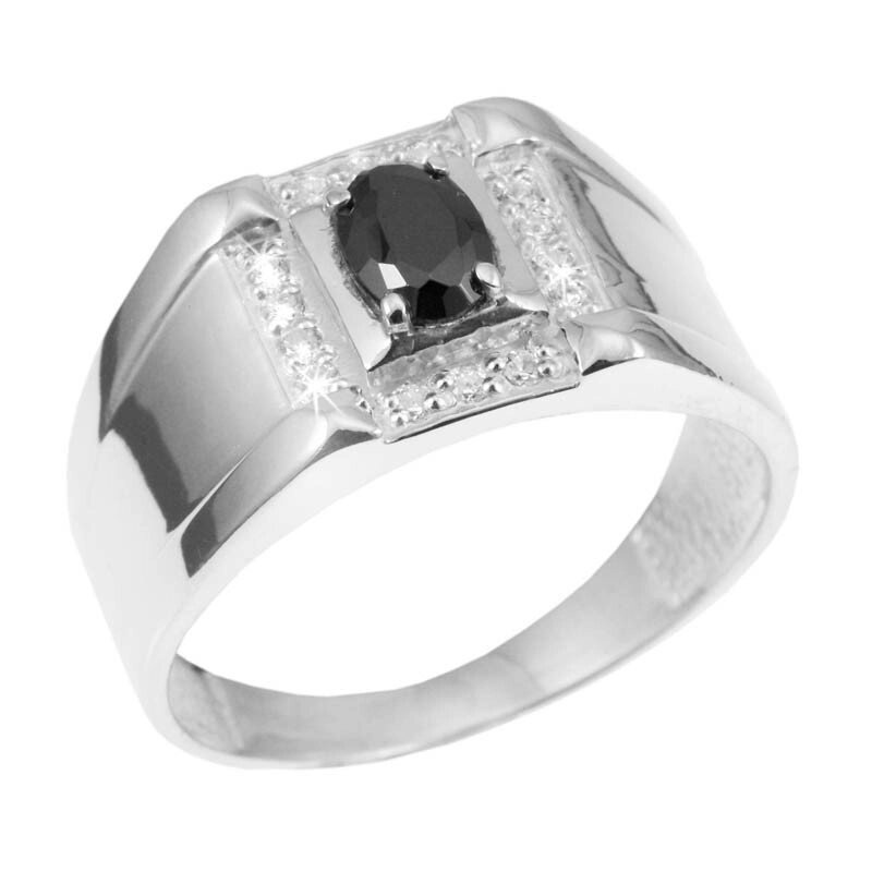 Мужское кольцо из серебра 19.5 від компанії "Cronos" поза часом - фото 1
