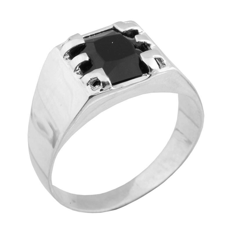 Мужское кольцо из серебра 21.5 від компанії "Cronos" поза часом - фото 1