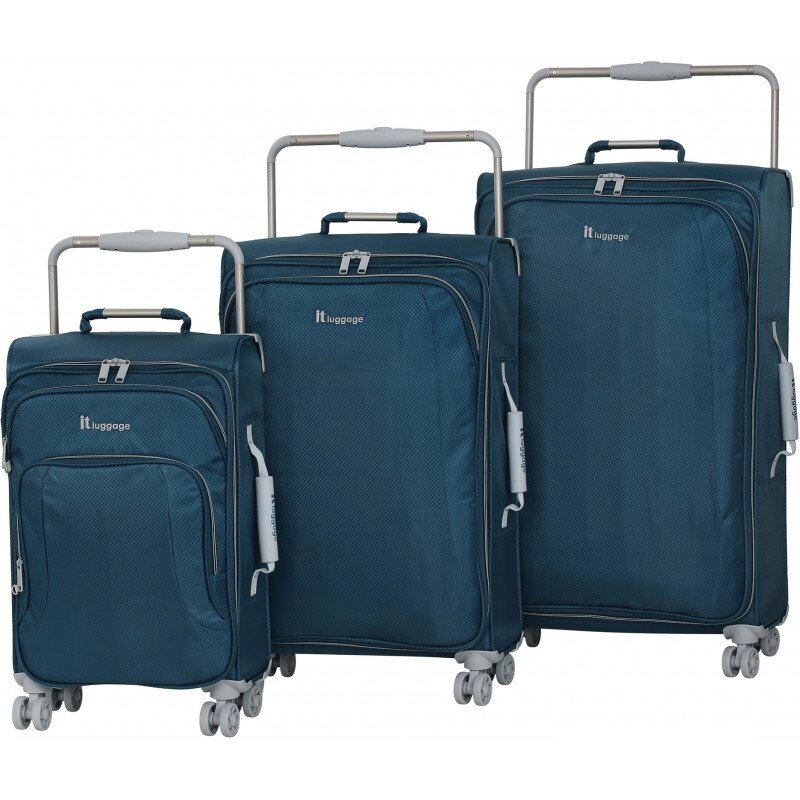 Набір валіз IT Luggage NEW YORK/Blue Ashes IT22-0935i08-3N-S360 від компанії "Cronos" поза часом - фото 1