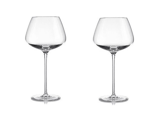 Набір з двох келихів для вина Rogaska 108701 лаконічного дизайну від компанії "Cronos" поза часом - фото 1