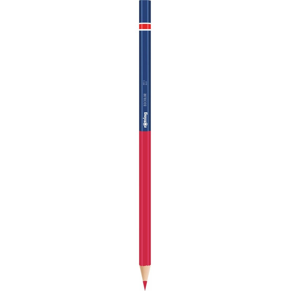 Олівець графітовий Rotring WCP Red Blue Duo HB 12шт в коробці R2090070 від компанії "Cronos" поза часом - фото 1