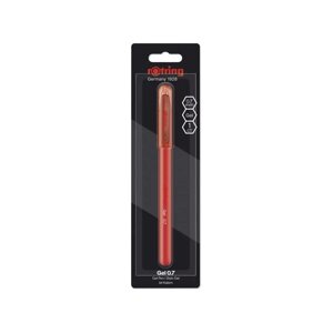 Ручка гелева Rotring Red GEL 0,7 блістер R2115362R