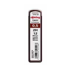 Грифелі Rotring 0,5 мм 2H (12) S0312670