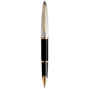 Ручка ролер Waterman Carene Deluxe Black/silver RB 41 200