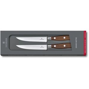 Набір кухонних ножів Victorinox Grand Maitre Wood Steak Set W 7.7240.2