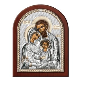 Ікона срібна Святе Сімейство відкритий лик
