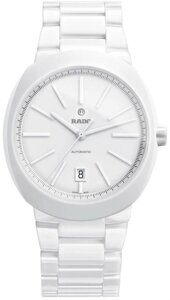 Годинники наручні чоловічі RADO D-STAR AUTOMATIC 01.658.0964.3.001/R15964012 керамічні, механіка -