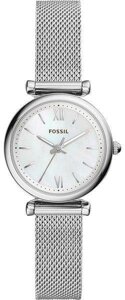 Годинники наручні жіночі FOSSIL ES4432 кварцові, "міланський" браслет, сріблясті, США