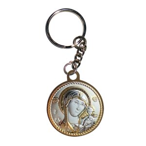 Ікона Богородиця Казанська на металевому брелоці