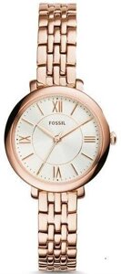 Годинники наручні жіночі FOSSIL ES3799 кварцові, на браслеті, колір рожеве золото, США