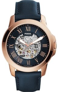 Годинники наручні чоловічі FOSSIL ME3102 автопідзавод, ремінець з шкіри, США