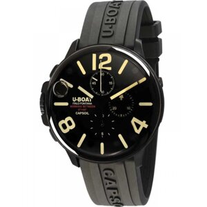 Годинник наручний чоловічий U-BOAT 8109/C CAPSOIL CHRONO DLC