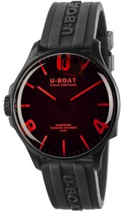Часы наручные мужские U-BOAT 8466/A CAPSOIL DARKMOON RED GLASS IPB