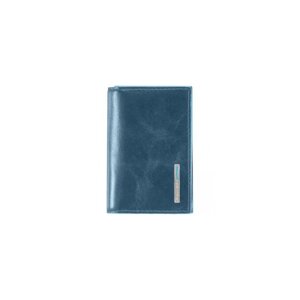 Візитниця Piquadro BL SQUARE/P. Blue для своїх візиток на кнопці (10,8x7,5x1,5) PP1899B2_AV2