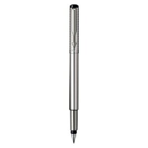 Ручка перова Parker Vector Premium Shiny SS Chiselled FP 04 012S