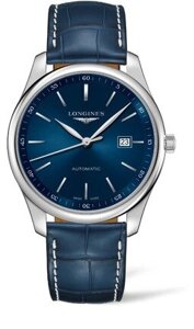 Годинники наручні чоловічі LONGINES MASTER COLLECTION L2.893.4.92.2, автоматика, з індикатором дати