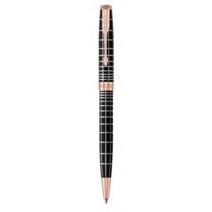 Ручка кулькова Parker SONNET 17 Brown Rubber PGT BP 87 532 з обробкою дорогоцінними металами