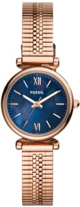 Годинники наручні жіночі FOSSIL ES4693 кварцові, на браслеті, колір рожевого золота, США